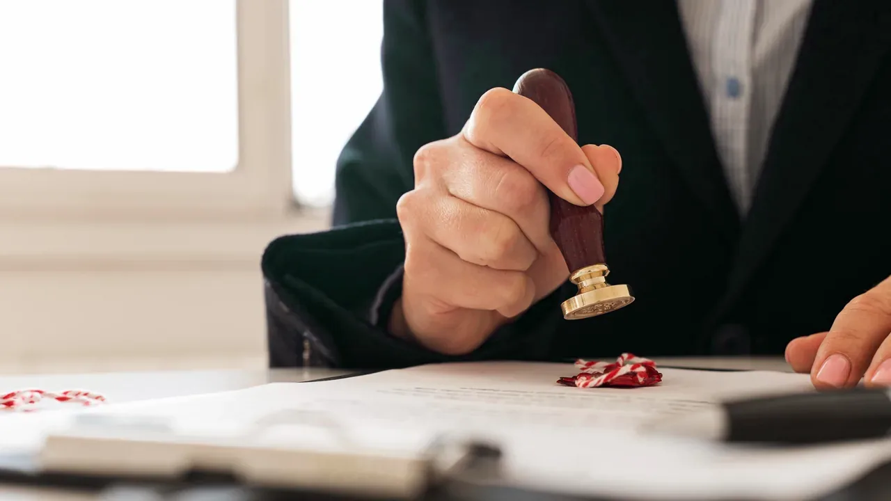 Apostille van de Nederlandse rechtbank op een officieel document